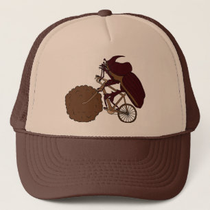 Casquette Vélo d'équitation de scarabée de Dung avec la roue