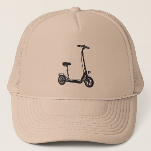 Casquette vélo électrique - E-Bike tendance (Devant)