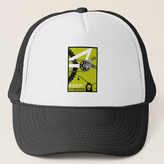 Casquette Vélo Hydraté en Permanence (Devant)