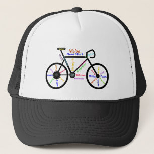 Casquette VÉLO Motivation Word art Fitness Sport