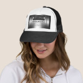 Casquette Ventes automatiques - faux métal, argent auto (En situation)