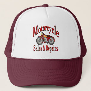 Casquette Ventes et réparations de moto