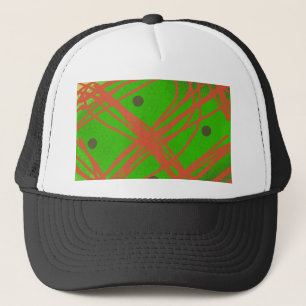 Casquette verdure art abstrait