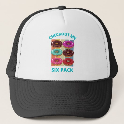 CASQUETTE VÉRIFIEZ MES SIX DONUTS PACK (Devant)