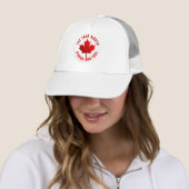 Casquette Véritable Feuille d'érable rouge robuste et libre (En situation)