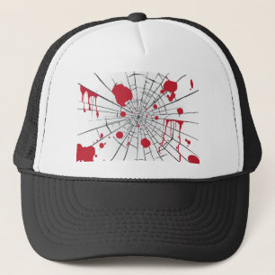 Casquette verre brisé d'halloween