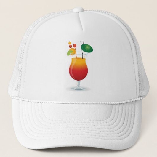 CASQUETTE VERRE DE COCKTAIL (Devant)