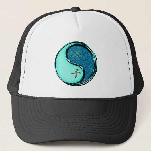 Casquette Verseau & Rat d'eau (Devant)