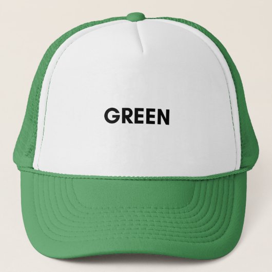 Casquette vert (Devant)
