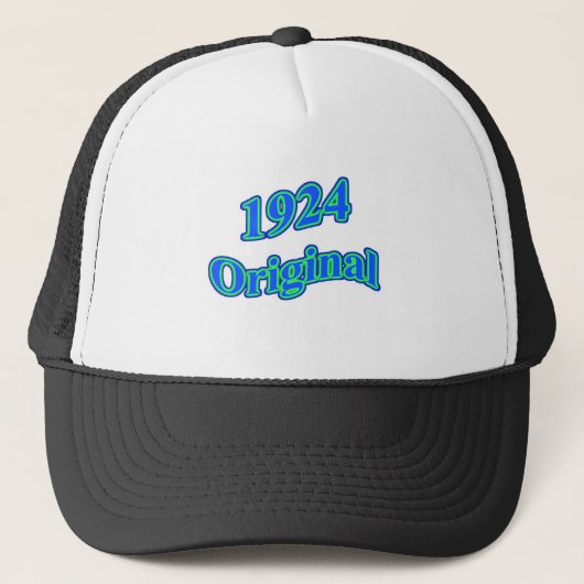 Casquette Vert 1924 bleu original (Devant)