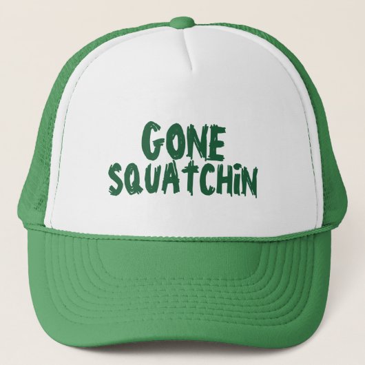 Casquette Vert allé de Squatchin (Devant)