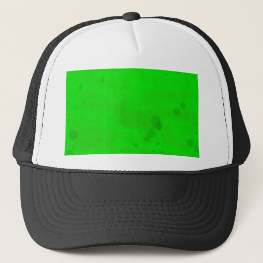 Casquette Vert avec des taches de l'eau (Devant)