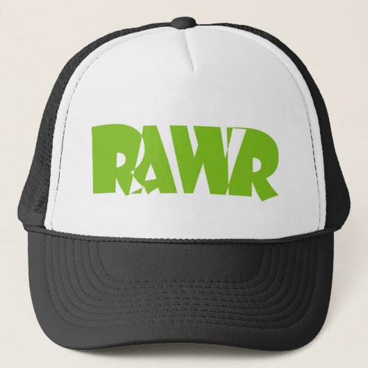 Casquette vert clair de Rawr (Devant)