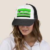 Casquette Vert de bande de Bob (En situation)
