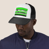 Casquette Vert de bande de Bob (En situation)