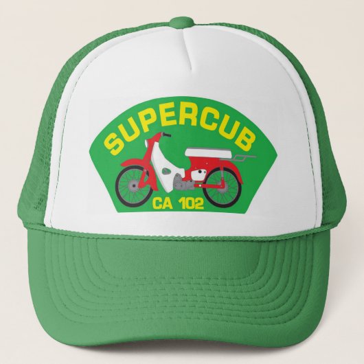 Casquette vert de correction de SuperCub (Devant)