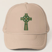 Casquette vert de croix celtique (Devant)