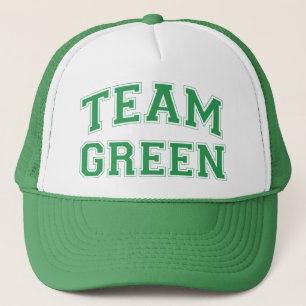 Casquette vert de l'équipe