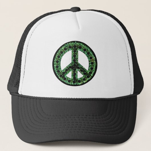 casquette vert de paix (Devant)