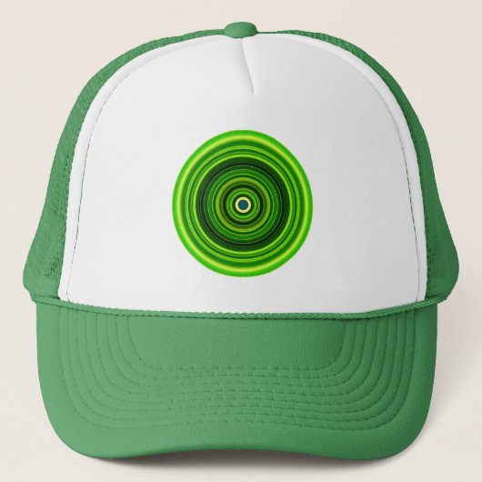 Casquette Vert géomagnétique Mandala-64555 (Devant)