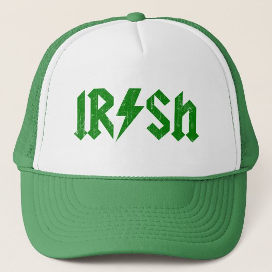 Casquette Vert irlandais d'AC/DC (Devant)