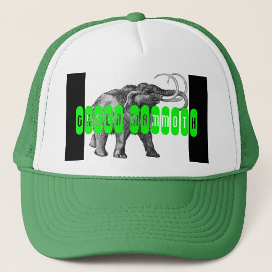 Casquette vert, MAMMOUTH de VERT (Devant)