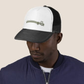 Casquette vert moderne d'illustration de tracteur (En situation)