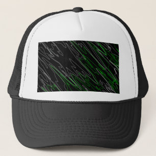 Casquette Vert noir marbré