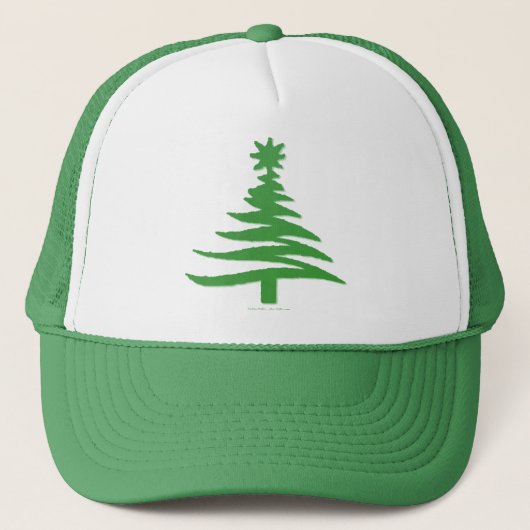 Casquette Vert sapin de Noël (Devant)