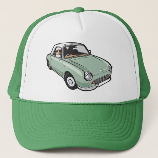 Casquette Vert vert de Nissan Figaro (Devant)