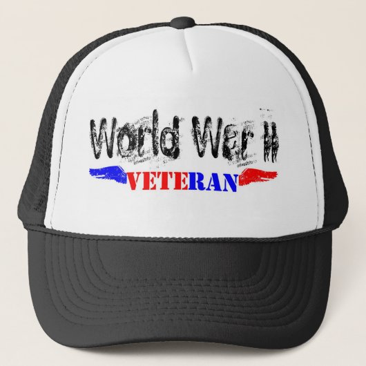 Casquette Vétéran de 2ÈME GUERRE MONDIALE (Devant)