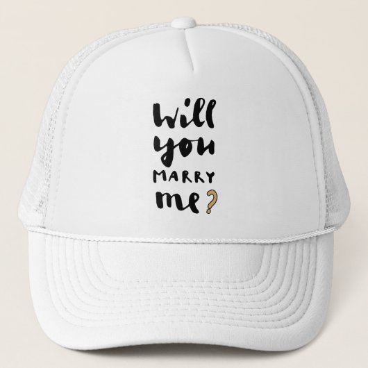 Casquette Veux-tu m'épouser (Devant)