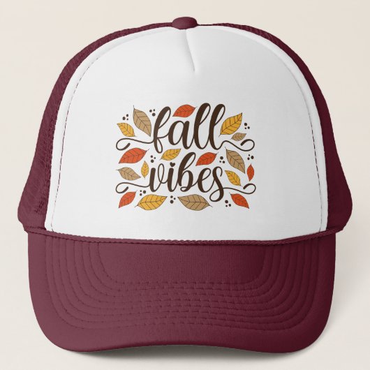 Casquette Vibes d'automne (Devant)
