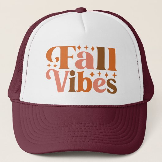 Casquette Vibes d'automne (Devant)
