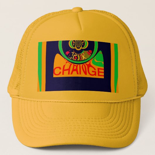 Casquette Vibrant USA Change : une déclaration audacieuse (Devant)