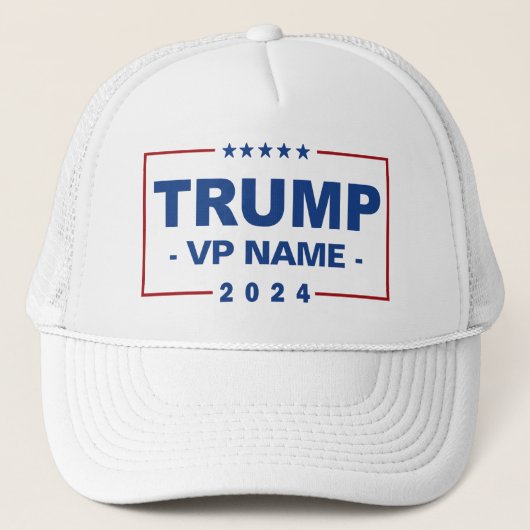 Casquette Vice-président Trump 2024 sur mesure (Devant)