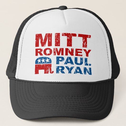 Casquette Victoire de vote de course de Romney Ryan (Devant)