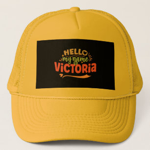 Casquette Victoria - je m'appelle Victoria