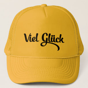 Casquette Viel Glück Bonne chance Langue Allemande