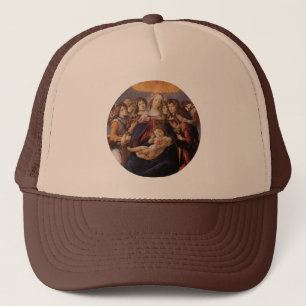 Casquette Vierge et enfant aux anges par Sandro Botticelli