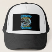 Casquette vieux pêcheur grincheux (Devant)