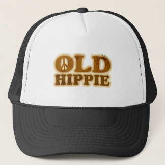 Casquette Vieux signe de paix hippie