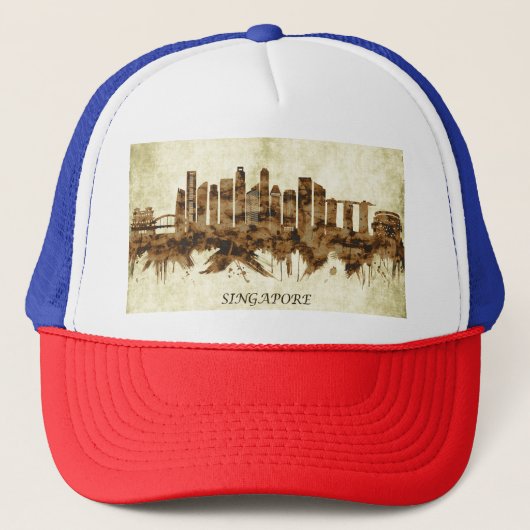 Casquette Ville de Singapour (Devant)