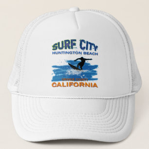 CASQUETTE VILLE HUNTINGTON BEACH DE SURF