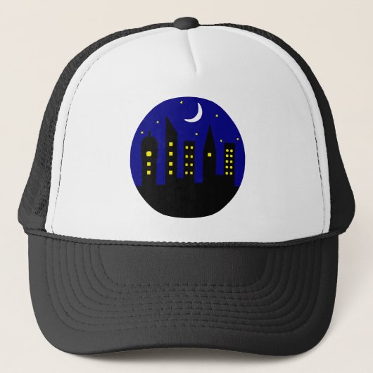 Casquette ville la nuit (Devant)