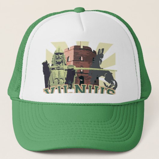 Casquette VILNIUS (capitol de la Lithuanie) (Devant)