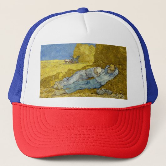 Casquette Vincent Van Gogh - Mion, Repos / Travail / Siesta (Devant)