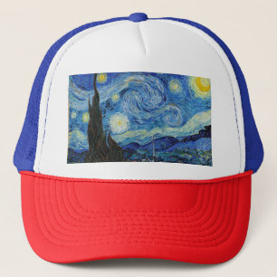 Casquette Vincent Van Gogh Starry Night Vintage Fine Art
