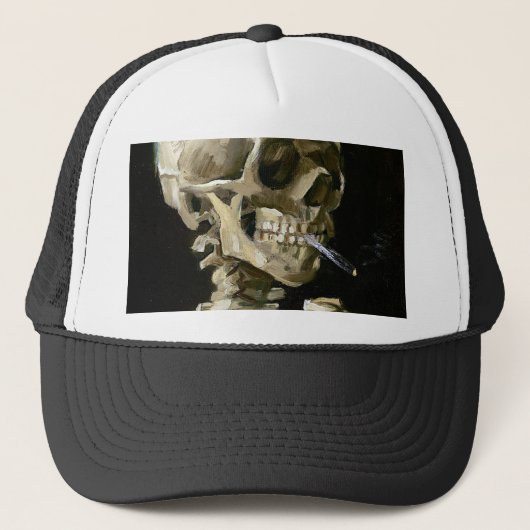 Casquette Vincent van Gogh Tabagisme Squelette (Devant)