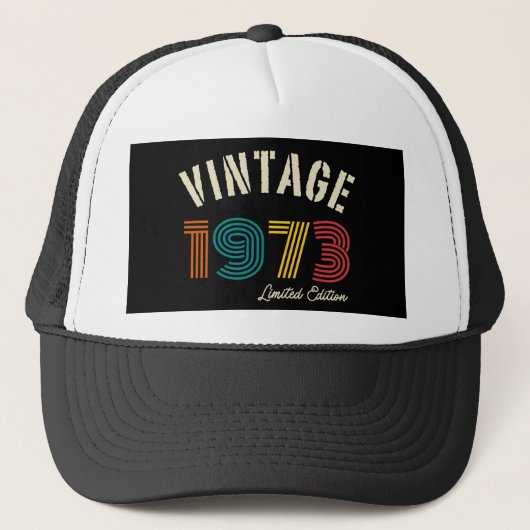 Casquette Vintage 1973 51e anniversaire (Devant)